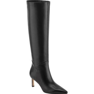 Marc Fisher Sabrina Knee High Boot in Black at Nordstrom Rack, Size 6.5 Regular Calf