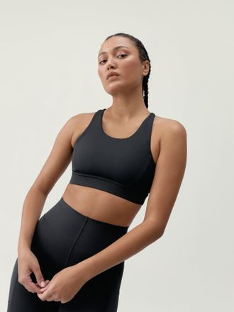 Born Living Yoga Top Denise Black