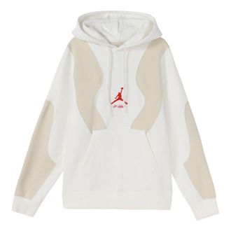 Nike Jordan Air Jordan x Off-White Embroidered logo Hoodie Asia Sizin White CV0541-134