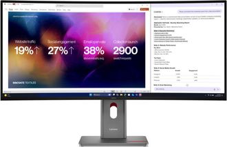 No Brand Lenovo Thinkvision P40wd-40 Pantalla Para Pc 100,8 Cm (39.7) 5120 X 2160 Pixeles Wuhd Led Negro