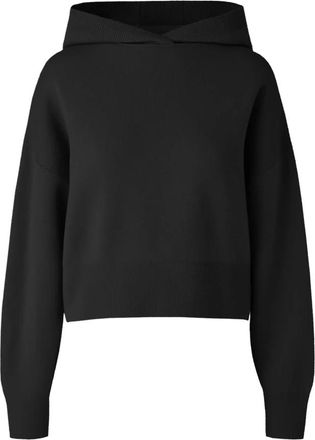 Canada Goose Zwarte Wol Holton Hoody Jas - Dames - Hoodies - Zwart - S - Wol - Hoodies & sweatvesten