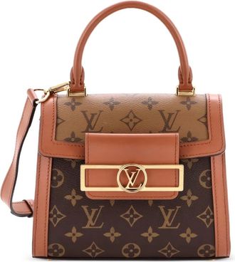 Louis Vuitton Dauphine Capitale Bag Reverse Monogram Canvas shoulder bag - Bruin