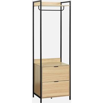 Sweeek Sweeek - Modulo armadio con 1 armadio, 2 cassetti e 1 ripiano