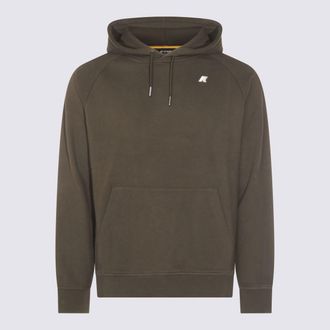 K-Way Green Cotton Alban Heavy Fleece Sweatshirt