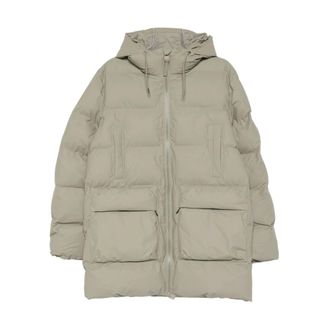 Rains Jassen, Heren, Groen, M, Leer, Alta Puffer Jacket