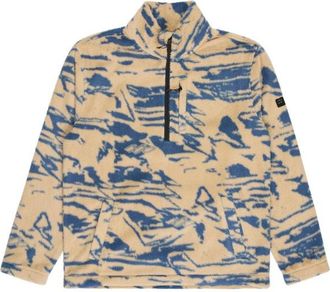 Billabong Boundary Mock Neck Fleecepullover f&uuml;r Herren | beige