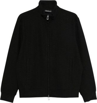 Emporio Armani Hombre, Sudaderas, Negro, Talla: L