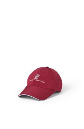Brunello Cucinelli Baseball cap with logo in Cherry at Nordstrom, Size Xx-Large