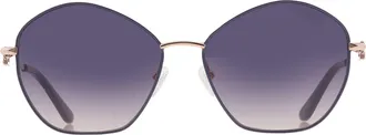 Guess Purple Pink Gradient Geometric Ladies Sunglasses GU7907 20B 59