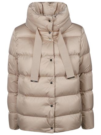 Herno Down Cape Quilted Polyester Cape