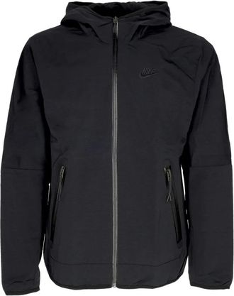 Nike Tech Woven Windbreaker Hoodie Jacket - Heren - Windbreakers - Zwart - XL - Nylon - Fitness