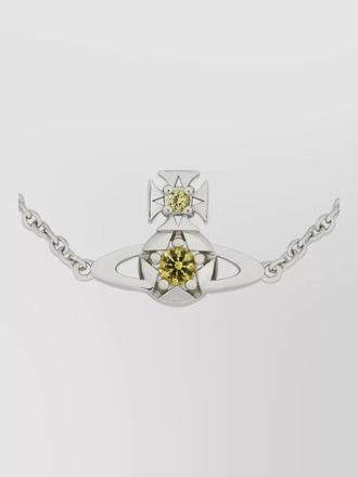 Vivienne Westwood lee orb brass bracelet chain pendant