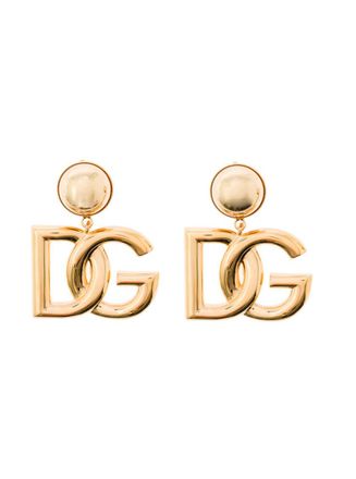 Dolce & Gabbana Golden Logo Earrings