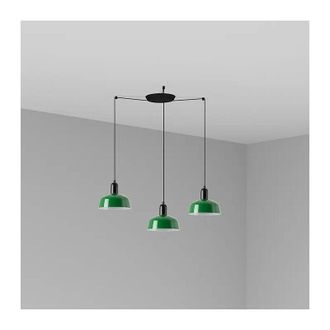 Faro Barcelona Tatawin S L&aacute;mpara Colgante Verde 20340-144-3l