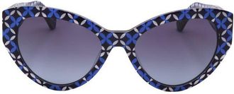 Kate Spade New York Ladies Blue Cat Eye Sunglasses PAISLEIGH/S