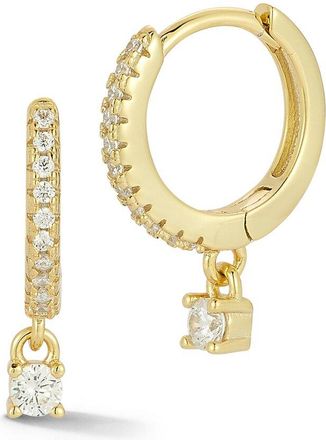 Glaze Jewelry 14K Over Silver Cz Earrings