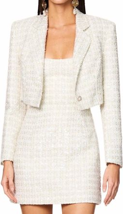 Nookie Tyler Mini Dress & Blazer Set In White