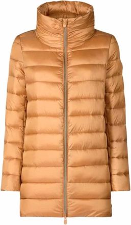 Save The Duck Jassen, Dames, Oranje, M, Polyester, Lydia Puffer Jacket