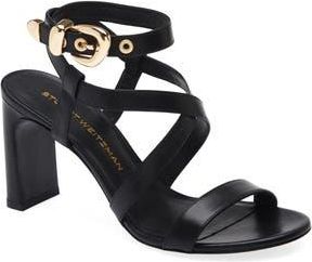 Stuart Weitzman Maven Block 85 Sandal in Black at Nordstrom Rack, Size 7.5