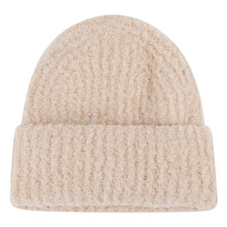 Filippa K Fluffy Hat - Dames - Hoeden - Beige - ONE Size - Wol - Accessoires
