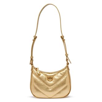 Pinko Pinko, Dames, Tassen, Bruin, Maat: ONE Size Leer