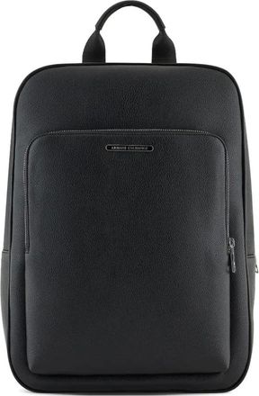 A|X Armani Exchange Zaino con placca logo - Nero