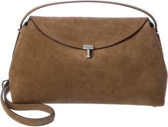 Toteme Toteme T Lock Suede Shoulder Bag