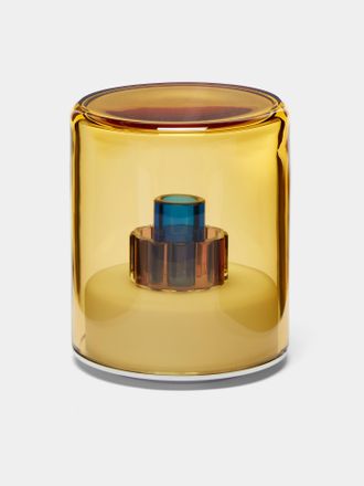 Green Wolf Studio Ambra II Hand-Blown Murano Glass Portable Table Light