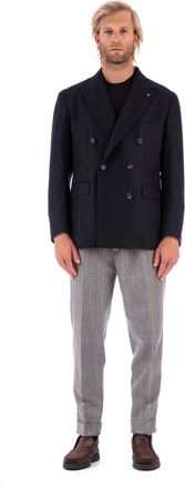 Tagliatore New York Wool-Cashmere Double-Breasted Jacket