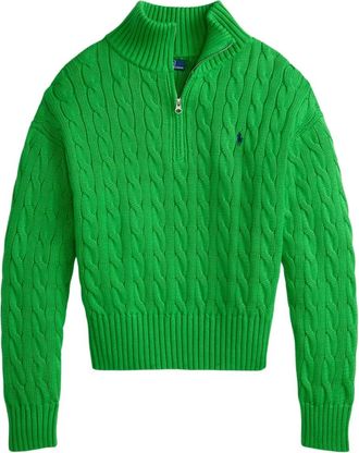 Polo Ralph Lauren Maglione con mezza zip - Verde