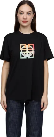 Givenchy Womens Black Cotton T-Shirt