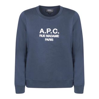 A.P.C. Sweatshirts - Dames - Sweatshirts - Blauw - S - Hoodies & sweatvesten