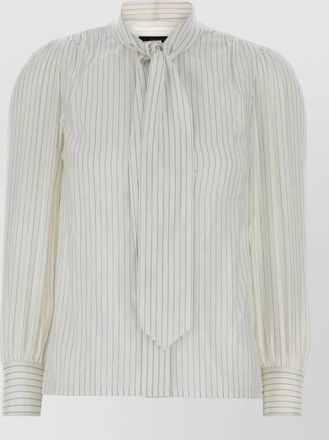 Gucci embroidered silk shirt