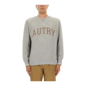Autry Logo Sweatshirt - Heren - Sweatshirts & Hoodies - Grijs - Maat: S