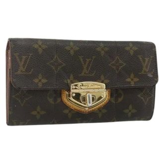 Louis Vuitton Pre-owned Wallets, female, Brown, Size: ONE SIZE Pre-owned Long Wallet