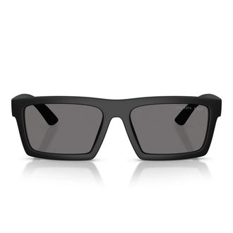 Prada Sunglasses Psa07 S 1 Bo02 G Linea Rossa Black/Grey Unisex Polarized