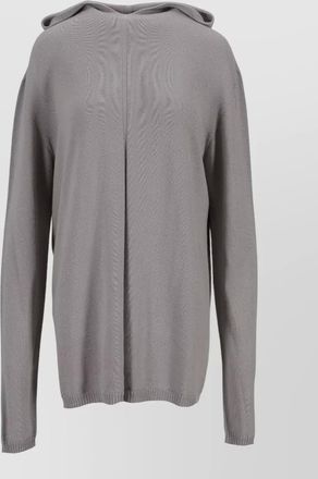 Rick Owens relaxed fit hooded knitwear top