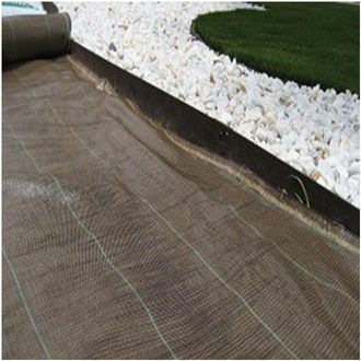 No Brand No Brand - Malla Antihierbas Marr&oacute;n 1,25 X 10 M, 105 Gr/m2, Malla Geotextil Permeable Al Agua Transpirable. Protecci&oacute;n Contra Malas Hierbas