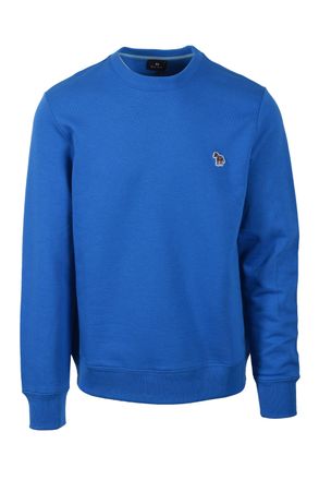Paul Smith Mens REG FIT SWEATSHIRT BLUE Cotton - Size X-Large