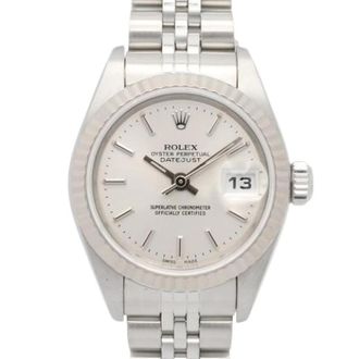 Rolex Pre-owned Vintage Datejust 26 Polshorloge - Dames - Vintage Horloges - Wit - ONE Size - Vintage