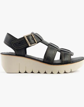 FLY London Womens Fly London YUDD236FLY Womens Sandals Black - Size: 8
