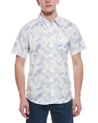 Weatherproof Vintage Weatherproof Vintage Seersucker Print Shirt