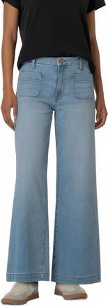 Kut from the Kloth Meg High Rise Wide Leg Jean In Fortitude Wash
