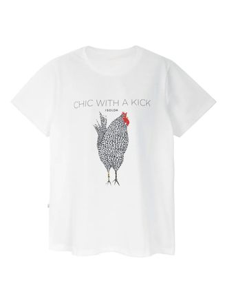 Isolda graphic-print T-shirt - Bianco