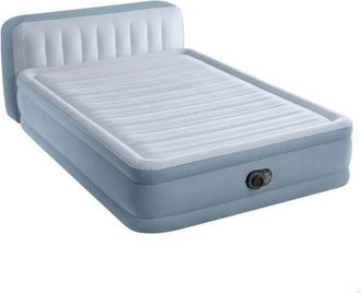 Intex Cama Inflable - Intex - Dura-beam Deluxe - 152x236x86 Cm - Multicolor - Bomba Integrada