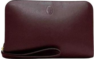 Cartier Pre-owned Clutches, male, Red, Size: ONE SIZE Pre-owned Vintage Clutch bag