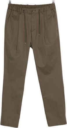 Herno Straight Broeken - Heren - Straight fit broeken - Groen - L - Katoen - Broeken