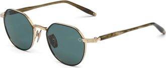 Akoni Themis Zonnebril - Heren - Zonnebrillen - Groen - ONE Size - Accessoires