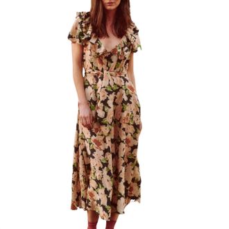 The Great. The Parish Dress In Victorian Rose Print