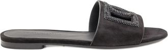 Dolce & Gabbana Sandalen - Dames - Sandalen - Zwart - 37 EU - Su&egrave;de - Schoenen